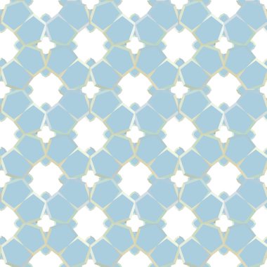 Modern geometrik vektör tasarımı, kusursuz desen çizimi