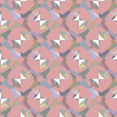 Geometrik süsleme soyut vektör arkaplanı