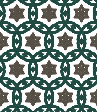 Modern geometrik vektör tasarımı, kusursuz desen çizimi