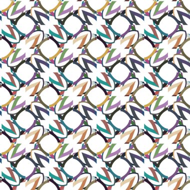 Geometrik süsleme soyut vektör arkaplanı