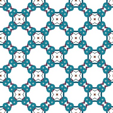 Modern geometrik vektör tasarımı, kusursuz desen çizimi