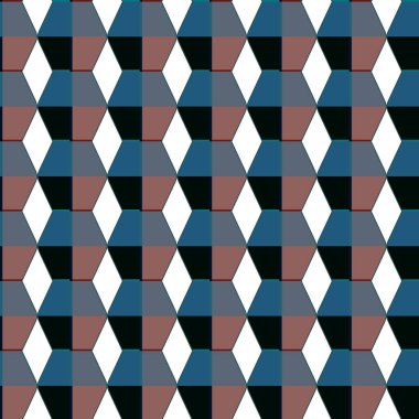 Geometrik süsleme soyut vektör arkaplanı