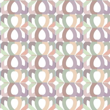 Geometrik süsleme soyut vektör arkaplanı