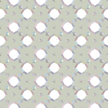 Geometrik süsleme soyut vektör arkaplanı