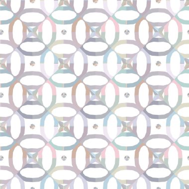 Geometrik süsleme soyut vektör arkaplanı