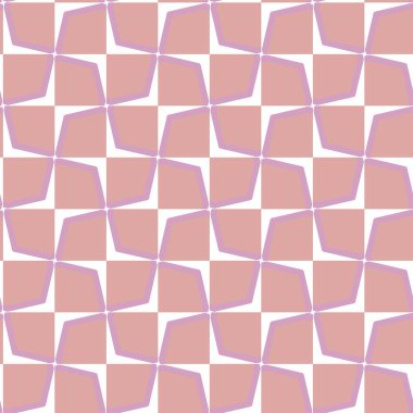 Modern geometrik vektör tasarımı, kusursuz desen çizimi