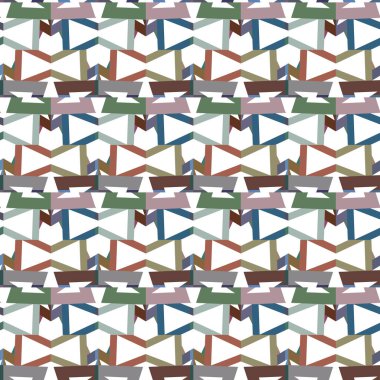 Geometrik süsleme soyut vektör arkaplanı