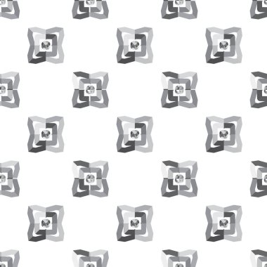 Geometrik süsleme soyut vektör arkaplanı