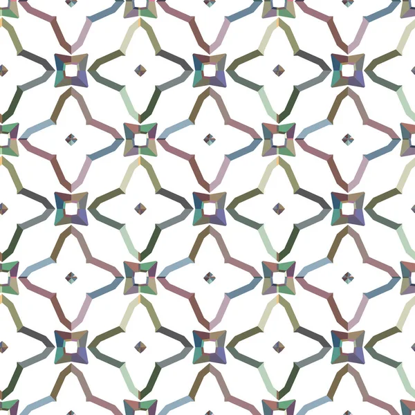 Ornement Géométrique Fond Vectoriel Abstrait — Image vectorielle