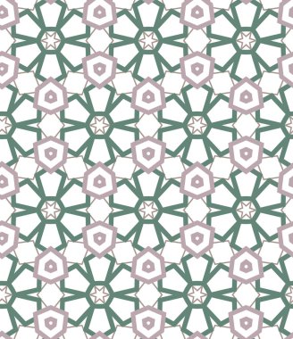 Geometrik süsleme soyut vektör arkaplanı