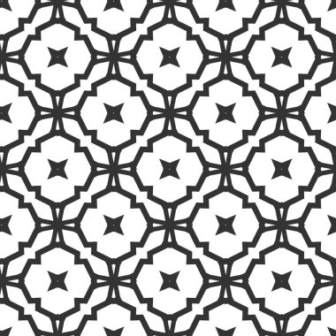 Geometrik süsleme soyut vektör arkaplanı