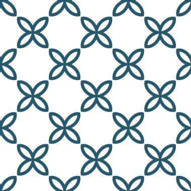 Modern geometrik vektör tasarımı, kusursuz desen çizimi