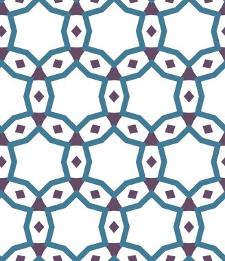 Modern geometrik vektör tasarımı, kusursuz desen çizimi