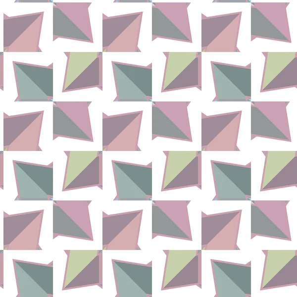 Geometryczne Kolorowe Kształty Ornament Abstrakcyjne Tło Wektora — Wektor stockowy