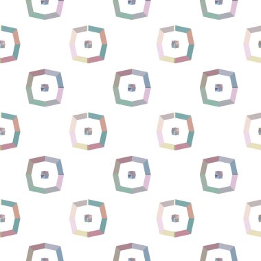 Kusursuz geometrik şekiller arkaplan, soyut vektör çizimi