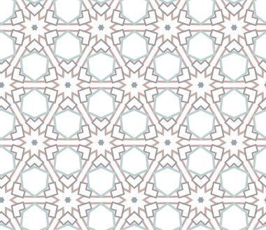 Geometrik süsleme soyut vektör arkaplanı
