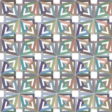 Geometrik süsleme soyut vektör arkaplanı
