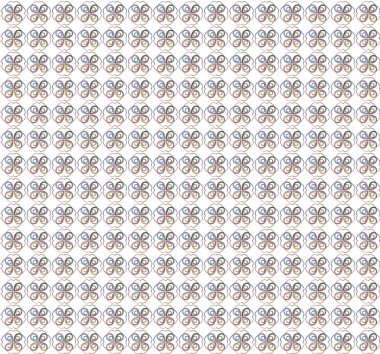 Mozaik vektör arkaplanı, süs duvar kağıdı