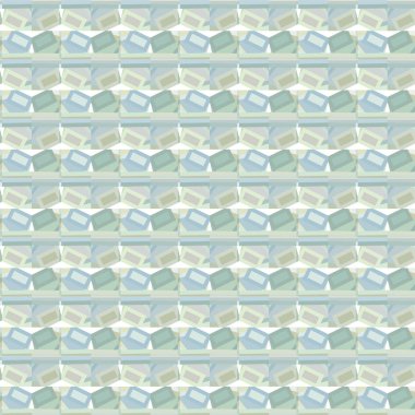 geometrik şekil tasarımlı kusursuz desen