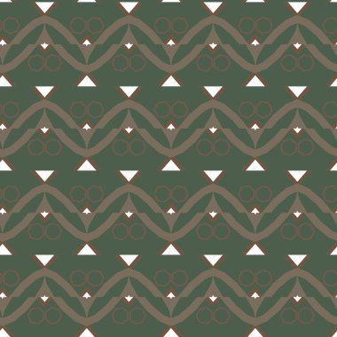 Soyut geometrik şekillerin kusursuz deseni. vektör illüstrasyonu