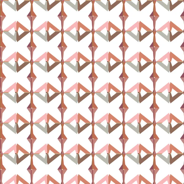抽象幾何学的形状のシームレスなパターンです ベクターイラスト — ストックベクタ