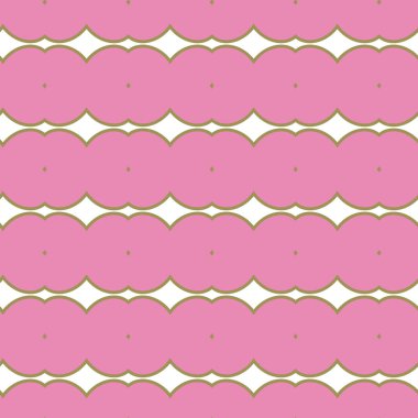 Soyut geometrik şekillerin kusursuz deseni. vektör illüstrasyonu