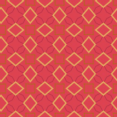 Soyut geometrik şekillerin kusursuz deseni. vektör illüstrasyonu