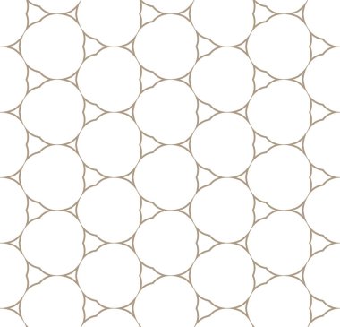 Soyut geometrik şekillerin kusursuz deseni. vektör illüstrasyonu