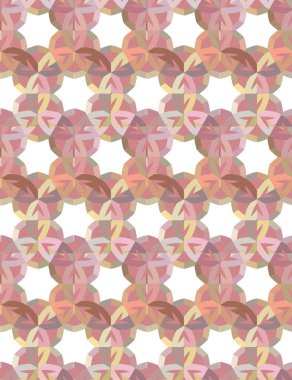 Modern geometrik vektör tasarımı, kusursuz desen çizimi