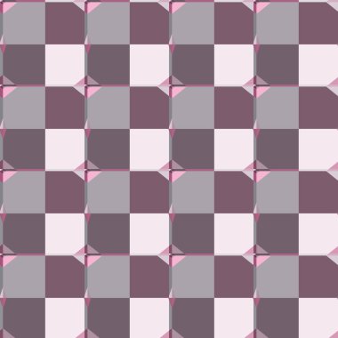 Soyut geometrik şekillerin kusursuz deseni. vektör illüstrasyonu