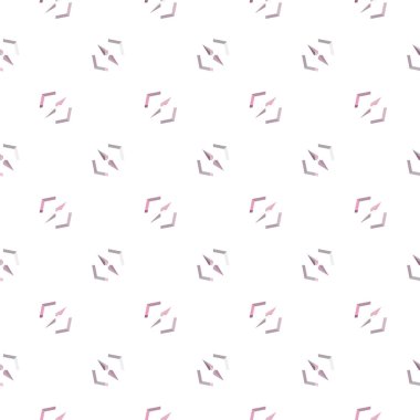 Soyut geometrik şekillerin kusursuz deseni. vektör illüstrasyonu