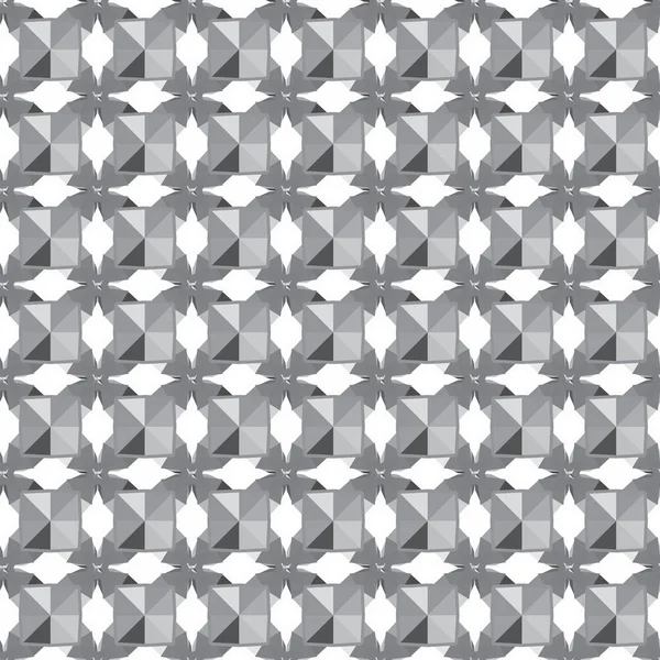 抽象几何形状的无缝图案 矢量说明 — 图库矢量图片