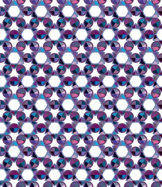 geometrik şekil tasarımlı kusursuz desen