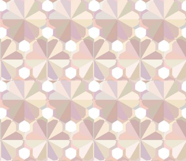 Soyut geometrik şekillerin kusursuz deseni. vektör illüstrasyonu