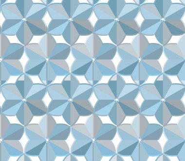 Soyut geometrik şekillerin kusursuz deseni. vektör illüstrasyonu