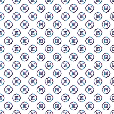 Soyut geometrik şekillerin kusursuz deseni. vektör illüstrasyonu