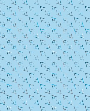 geometrik şekil tasarımlı kusursuz desen