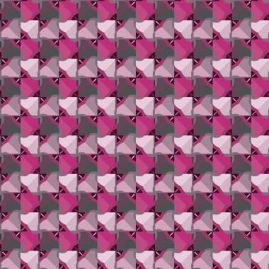 Soyut geometrik şekillerin kusursuz deseni. vektör illüstrasyonu