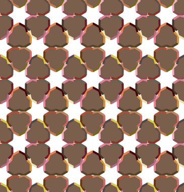 geometrik şekil tasarımlı kusursuz desen