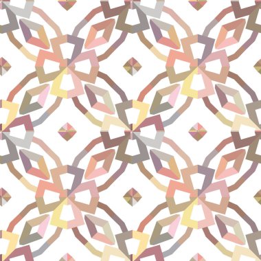 geometrik şekil tasarımlı kusursuz desen