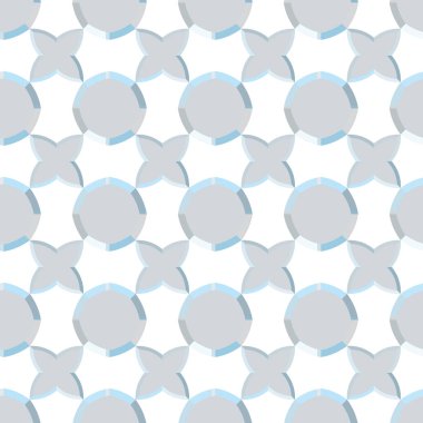 geometrik şekil tasarımlı kusursuz desen