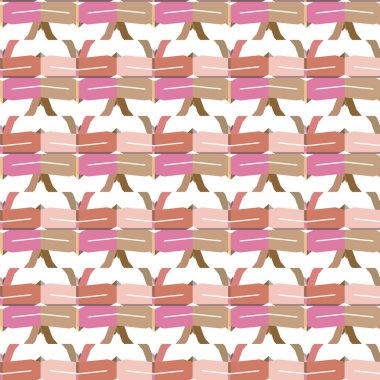 geometrik şekil tasarımlı kusursuz desen