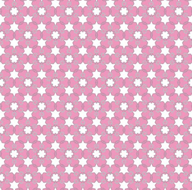 Soyut geometrik şekillerin kusursuz deseni. vektör illüstrasyonu