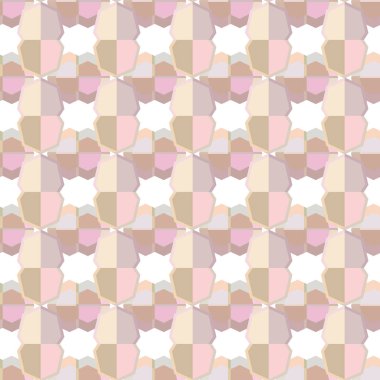 geometrik şekil tasarımlı kusursuz desen