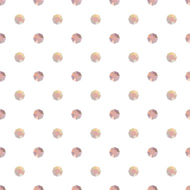 Soyut geometrik şekillerin kusursuz deseni. vektör illüstrasyonu