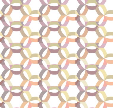 Soyut geometrik şekillerin kusursuz deseni. vektör illüstrasyonu