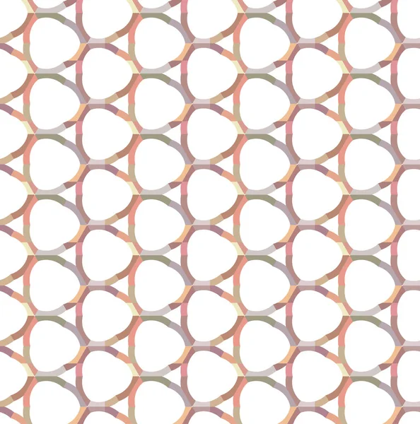 Nahtlose Muster Abstrakter Geometrischer Formen Vektorillustration — Stockvektor
