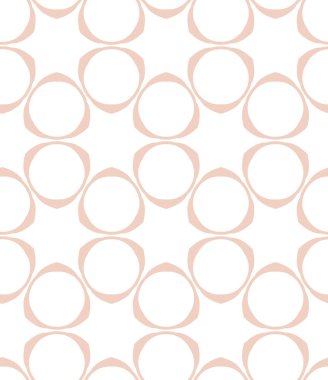 Soyut geometrik şekillerin kusursuz deseni. vektör illüstrasyonu