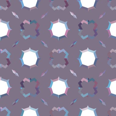 Soyut geometrik şekillerin kusursuz deseni. vektör illüstrasyonu