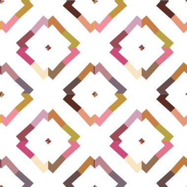 Modern geometrik vektör tasarımı, kusursuz desen çizimi